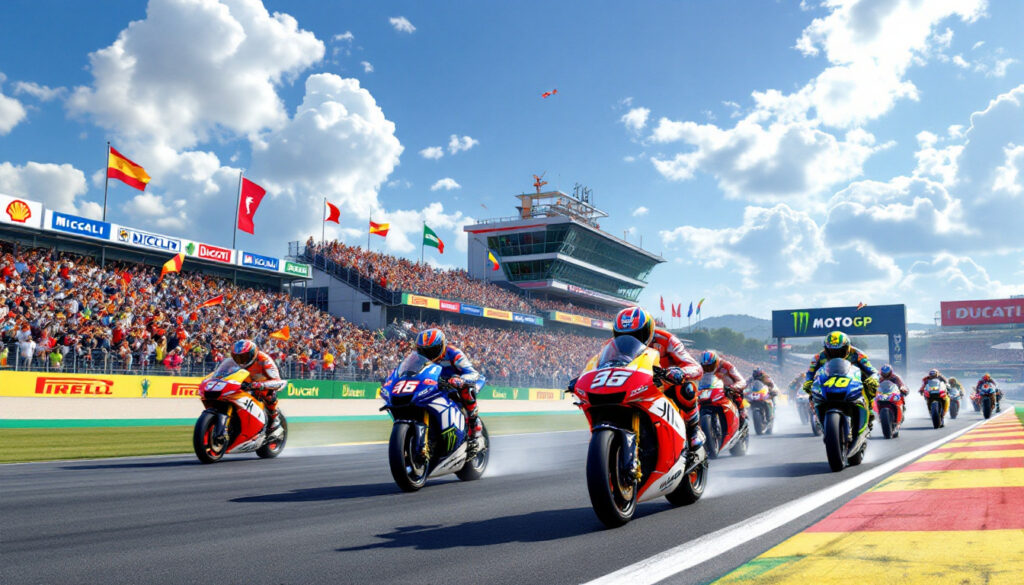 découvrez tout ce qu'il faut savoir sur le championnat du monde de motogp™, incluant le calendrier des courses, les résultats en temps réel et les options de streaming en direct pour ne rien manquer de l'action sur la piste.