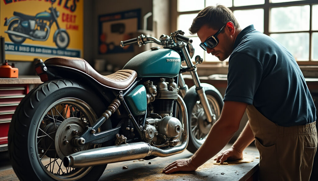 découvrez comment une équipe passionnée a redonné vie à une moto emblématique des années 70. le processus de restauration est fascinant et le résultat final est tout simplement bluffant. plongez dans cette aventure rétro et laissez-vous émerveiller par la transformation spectaculaire.