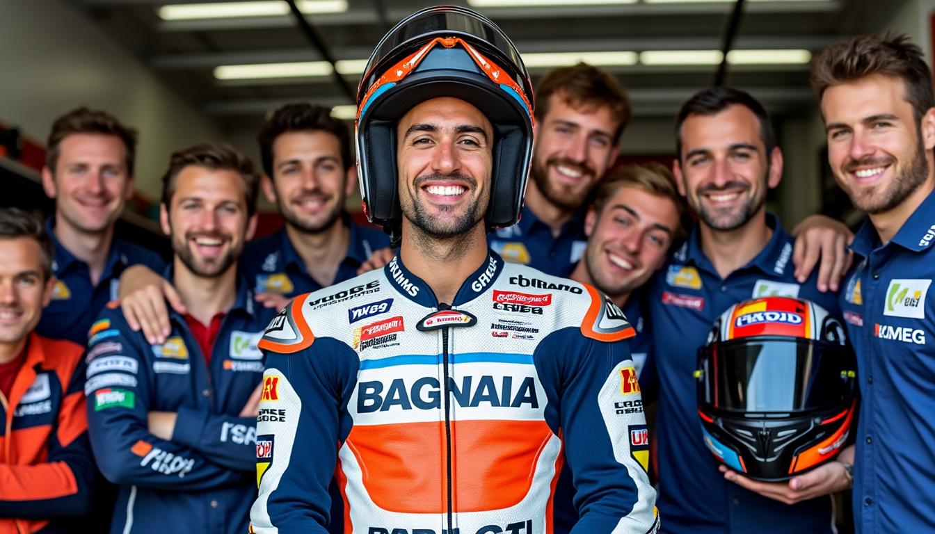 découvrez les impressions de bagnaia après une journée d'essai concluante au grand prix d'italie, où il exprime son soulagement et ses espoirs pour la suite de la compétition.