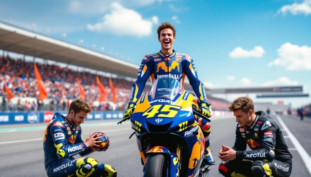 découvrez les temps forts des essais libres 1 du gp des pays-bas, où marc marquez a réalisé le meilleur temps, suivi de près par fabio quartararo et johann zarco, tous deux dans le top 10. un événement captivant pour tous les amateurs de motogp !