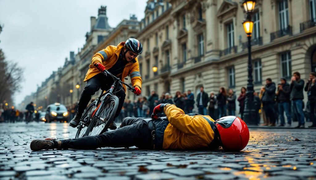découvrez les détails d'un tragique accident survenu à paris, où un motard de taxi a perdu la vie en tentant d'éviter un cycliste. cet incident met en lumière les dangers de la circulation en ville et soulève des questions sur la sécurité routière.