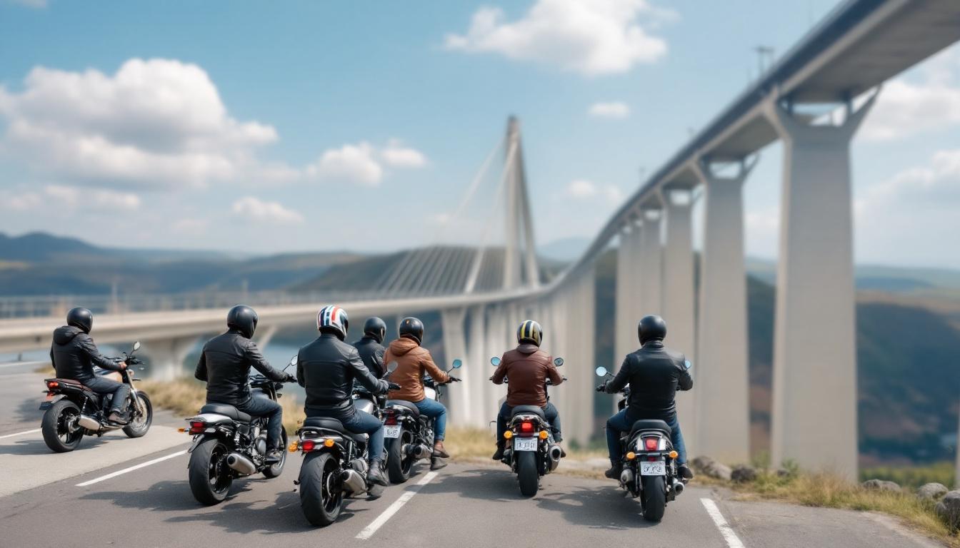 découvrez comment 900 motos s'unissent à millau pour traverser le célèbre viaduc, un événement fort en émotions visant à sensibiliser et soutenir la lutte contre la mucoviscidose. un moment de solidarité et de passion pour une cause noble.