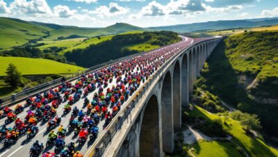 rejoignez la mobilisation à millau où 900 motos se rassemblent sur le célèbre viaduc pour sensibiliser et soutenir la lutte contre la mucoviscidose. un événement solidaire à ne pas manquer !