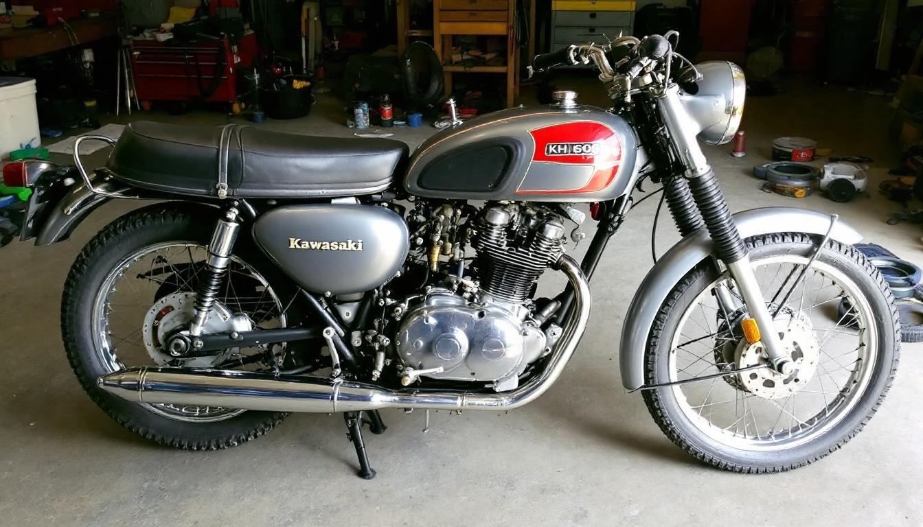 plongez dans l'univers de la kawasaki kh 606, une moto deux temps révolutionnaire qui redéfinit les performances avec ses 7 cylindres. explorez son design innovant et ses caractéristiques qui font battre le cœur des passionnés de moto.