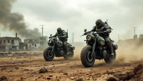 découvrez comment les soldats russes en ukraine adoptent des tactiques inspirées de l'univers post-apocalyptique de mad max pour mener des attaques à moto, mêlant audace et intrigues militaires dans un contexte de guerre moderne.
