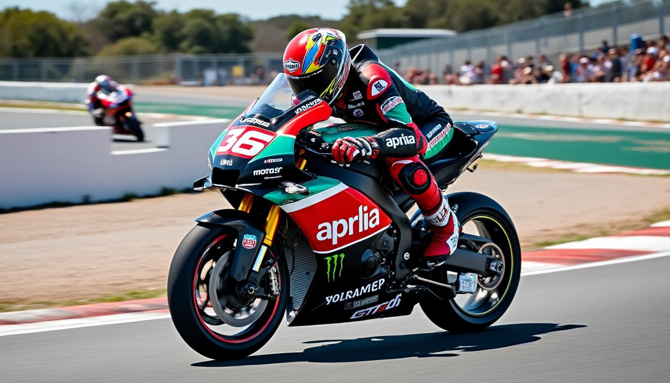 découvrez les révélations de martin, le champion motogp, qui affirme que l'aprilia lui donne une sensation de chez-soi, même face aux défis de son contrat. plongez dans l'univers passionnant de la moto et des coulisses de la compétition.