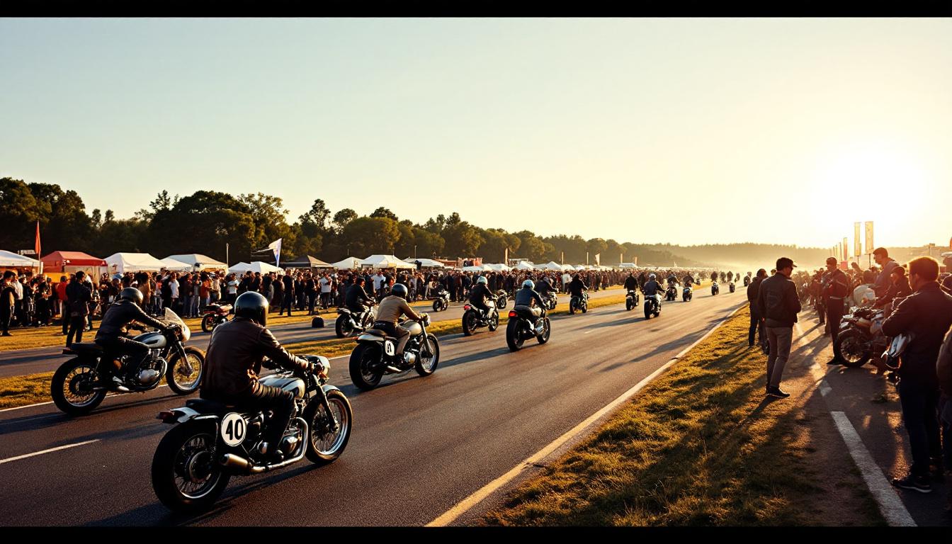 ne manquez pas le retour spectaculaire du roi ago sur scène à plouay ! rejoignez-nous pour célébrer la bretagne moto classic et plongez dans l'univers des motos classiques tout en profitant d'une ambiance festive et conviviale.