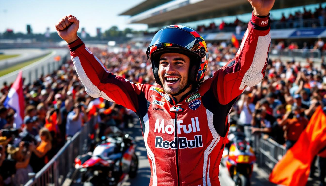 revivez l'excitation du gp d'allemagne de motogp, où marc marquez a triomphé lors de la course sprint, consolidant sa légende. fabio quartararo complète le podium, offrant une compétition palpitante. découvrez les temps forts de cette course mémorable!