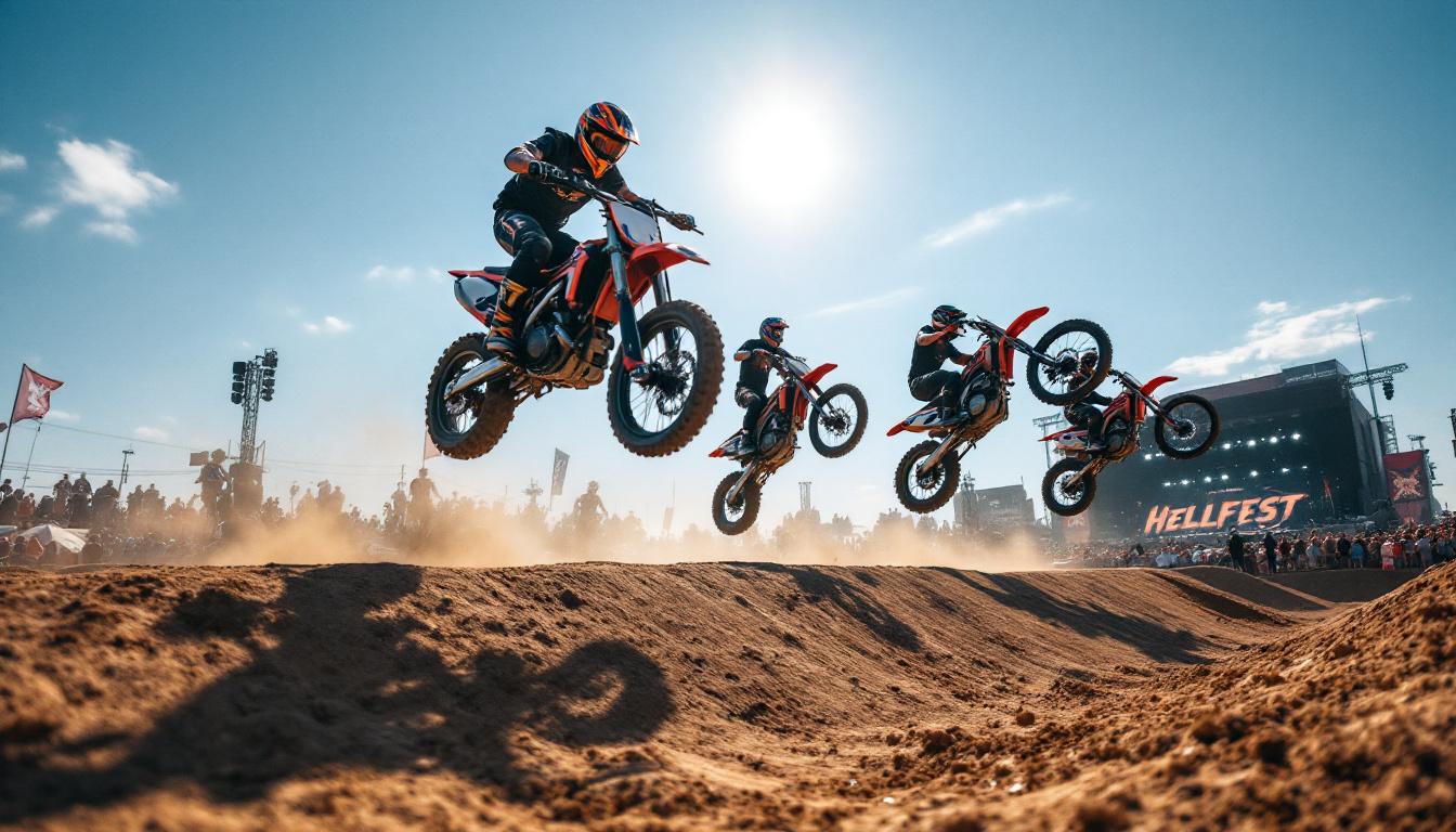 découvrez l'univers fascinant du mur de la mort et des performances de motos au hellfest de le mans classic, un événement saisissant où la vitesse et l'adrénaline se rencontrent dans un spectacle unique. plongez dans cette expérience inoubliable mêlant musique, passion et sensations fortes.
