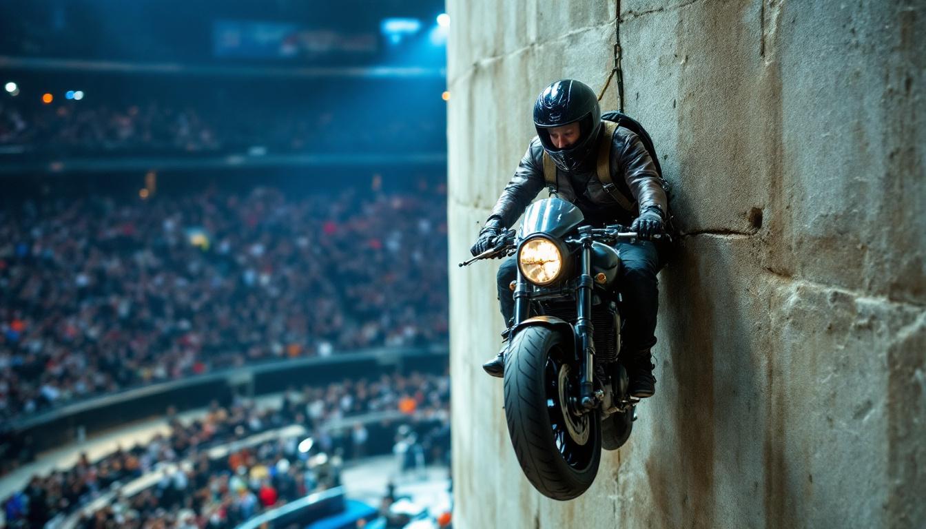 découvrez l'adrénaline du mur de la mort et les performances spectaculaires de motos au hellfest de le mans classic. plongez dans cet univers captivant où la vitesse et le frisson se rencontrent dans une ambiance rock inoubliable.