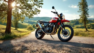 découvrez la triumph scrambler 400 xc, maintenant disponible en france au tarif de 7 445 euros. profitez d'une expérience de conduite unique avec ce modèle alliant style et performance, conçu pour les amateurs d'aventure sur routes et chemins.