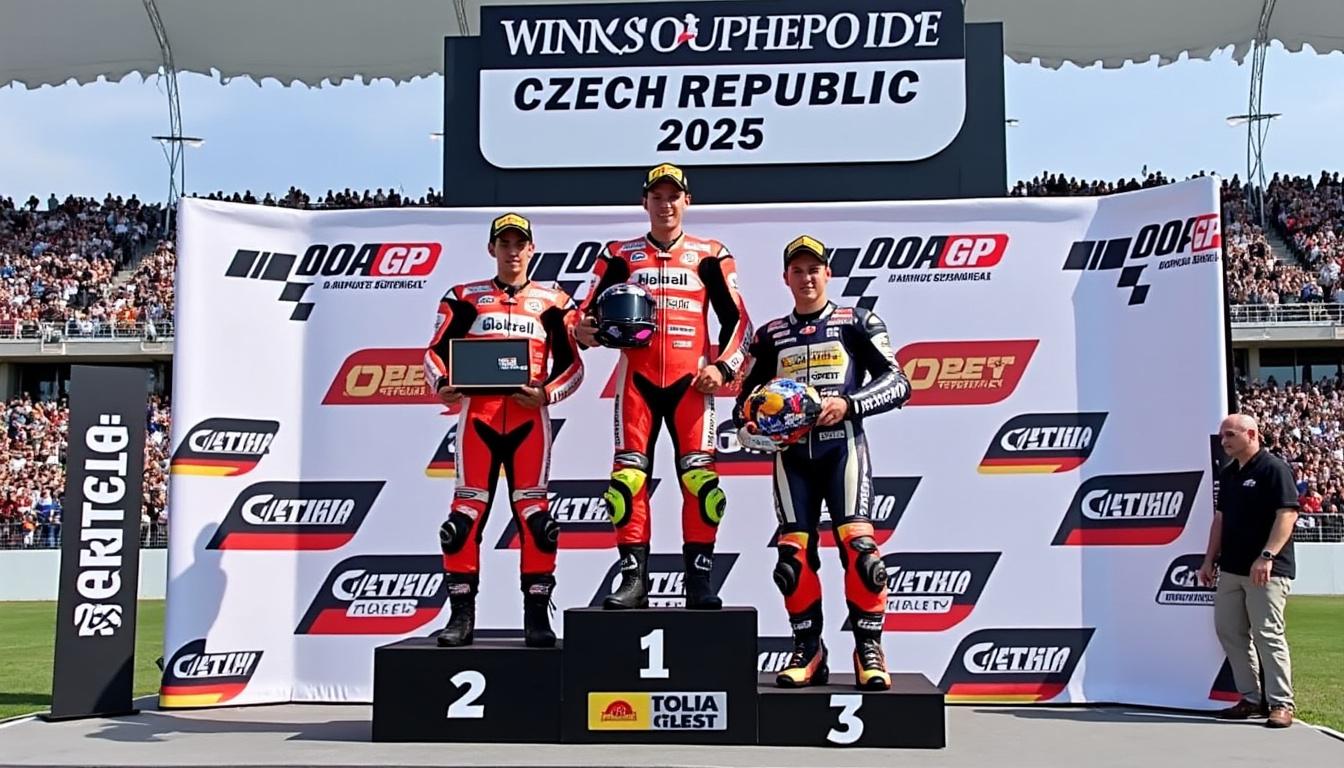revivez les moments forts du grand prix de république tchèque de motogp où marc marquez s'impose une fois de plus, tandis qu'alex subit une chute inattendue. découvrez les détails de cette course palpitante et les rebondissements qui ont marqué l'événement.