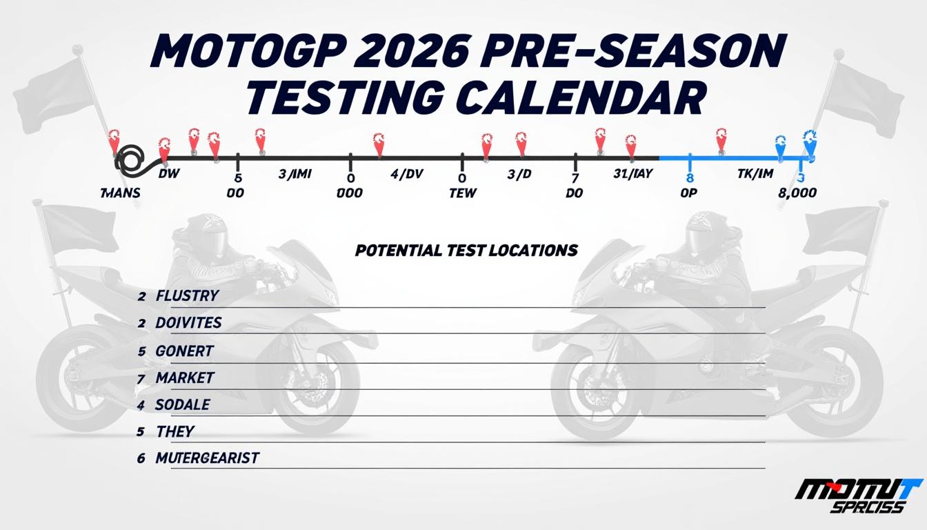 le calendrier de pré-saison motogp 2026 reste flou et soulève des questions. découvrez pourquoi l'organisation peine à fixer les dates et quels enjeux expliquent cette incertitude.