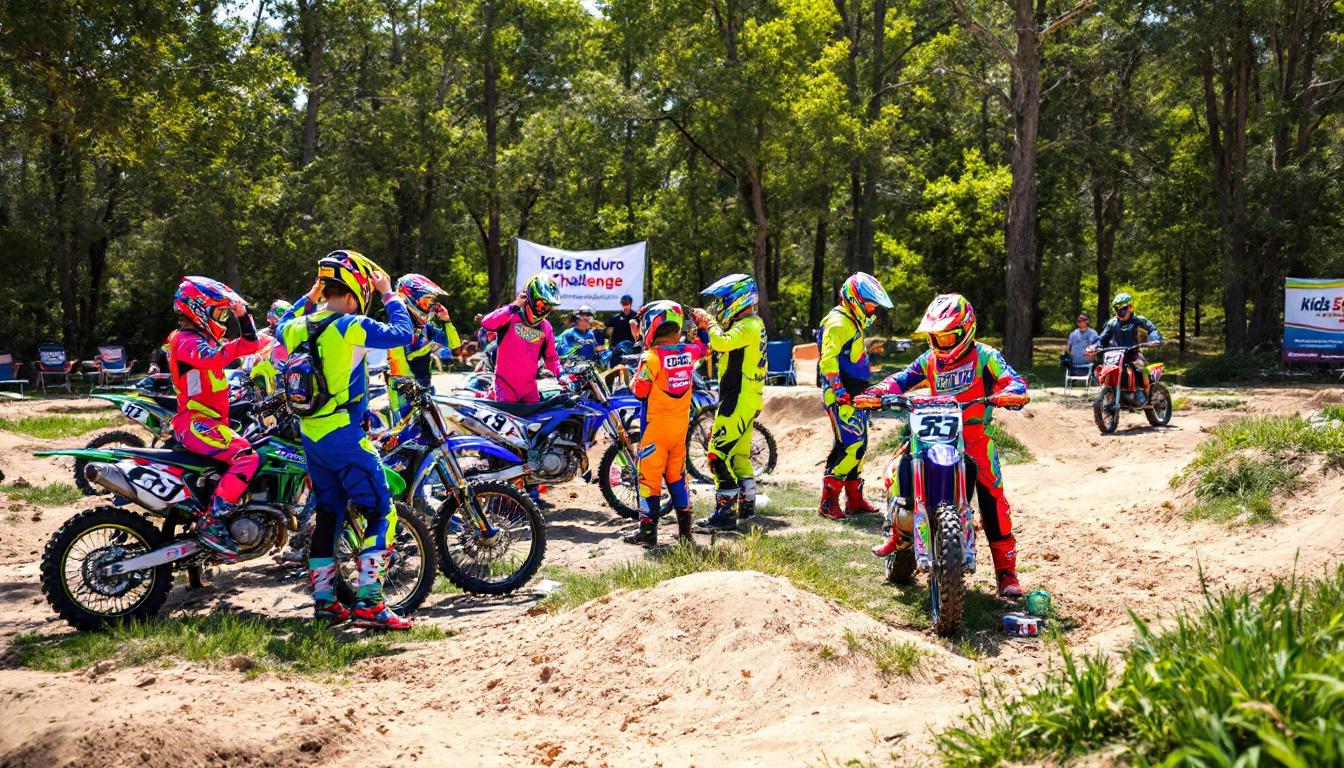 participez au tout premier enduro pour enfants organisé par le club des orchidées ce week-end : une journée sportive, conviviale et pleine d'aventures pour les jeunes passionnés !