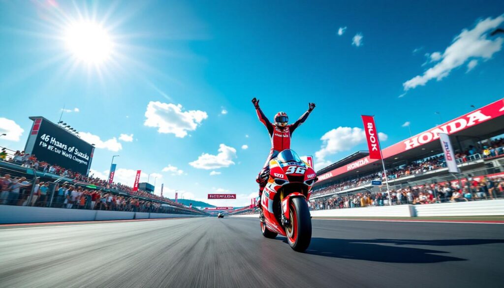 revivez la victoire éclatante de honda aux 8 heures de suzuka, un moment marquant de la 46e édition du championnat du monde fim ewc. plongez dans cette aventure inoubliable qui a marqué les esprits et célébré l'esprit de compétition.