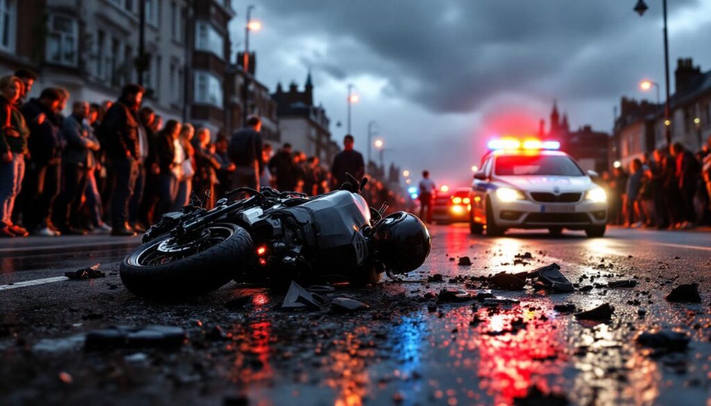 un accident tragique s'est produit à dieppe, coûtant la vie à un motard. découvrez les circonstances du drame et les réactions de la communauté locale.