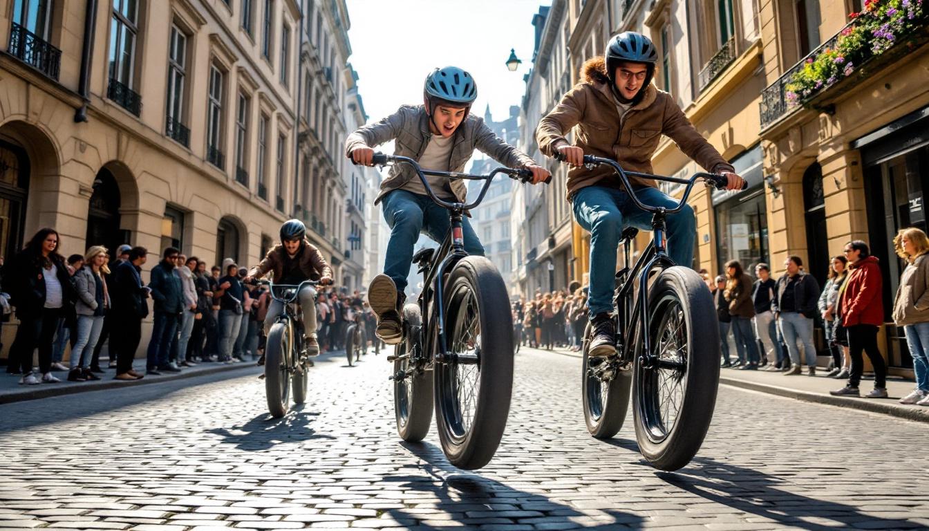 deux personnes, un adolescent et un adulte, ont été interpellées à limoges pour leur implication dans des rodéos sauvages et la détention de motos volées. l'enquête met en lumière les risques liés à ces actes et la vigilance accrue des autorités.