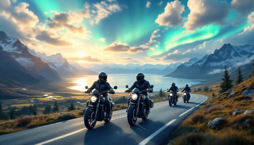 partez à l’aventure avec quatre amis de millau qui parcourent des milliers de kilomètres à moto jusqu’au mythique cap nord. un récit captivant de découverte, de paysages uniques et d’amitié sur la route.