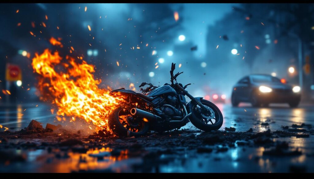 découvrez le récit captivant d'une nuit mouvementée, marquée par un incendie spectaculaire et un grave accident de moto, en une de l'actualité. suspense, émotion et faits marquants au rendez-vous.