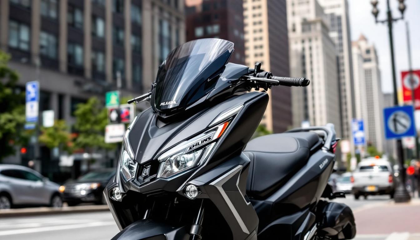 découvrez une version exclusive des suspensions öhlins spécialement conçue pour le honda forza : performance, confort et style premium au rendez-vous pour réinventer votre expérience de conduite.