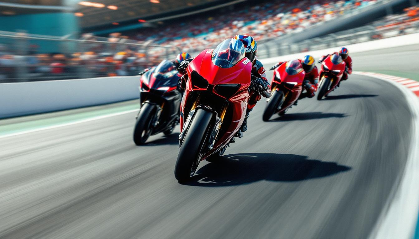 découvrez comment 2023 s'annonce comme une année charnière pour ducati, avec l'alignement de six motos identiques qui redéfinissent les performances et le design. plongez dans l'univers de l'innovation et de la passion qui anime la marque italienne.