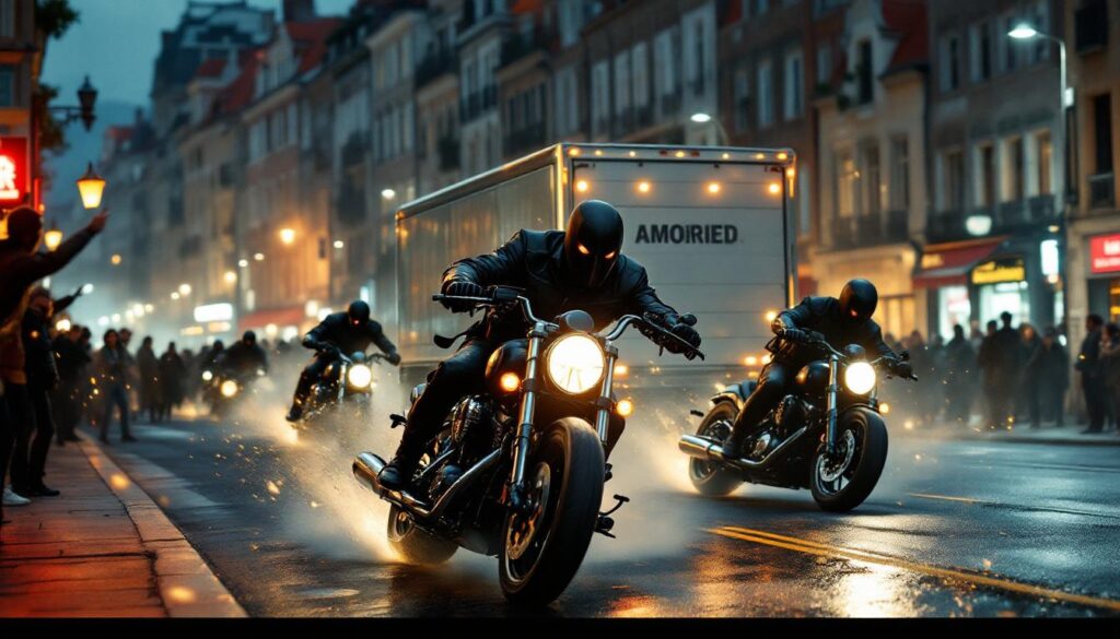 découvrez les détails d'une tentative de braquage spectaculaire près de lyon, où des malfaiteurs à moto ont attaqué un camion, suscitant stupeur et inquiétude dans la région.