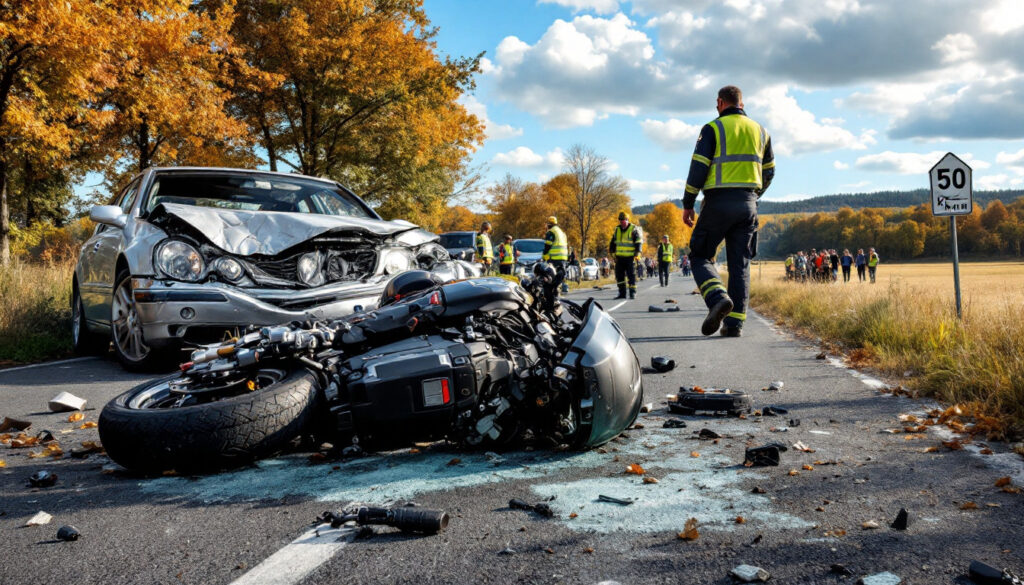 découvrez les détails de la collision entre une moto et une voiture sur une route départementale à chanteau, avec un point sur les circonstances et les premiers éléments de l'enquête.