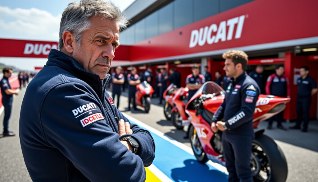 le directeur de ducati en motogp partage son exaspération concernant bagnaia, affirmant que sa patience a aussi des limites. découvrez les tensions et enjeux en coulisses au sein de l'équipe.