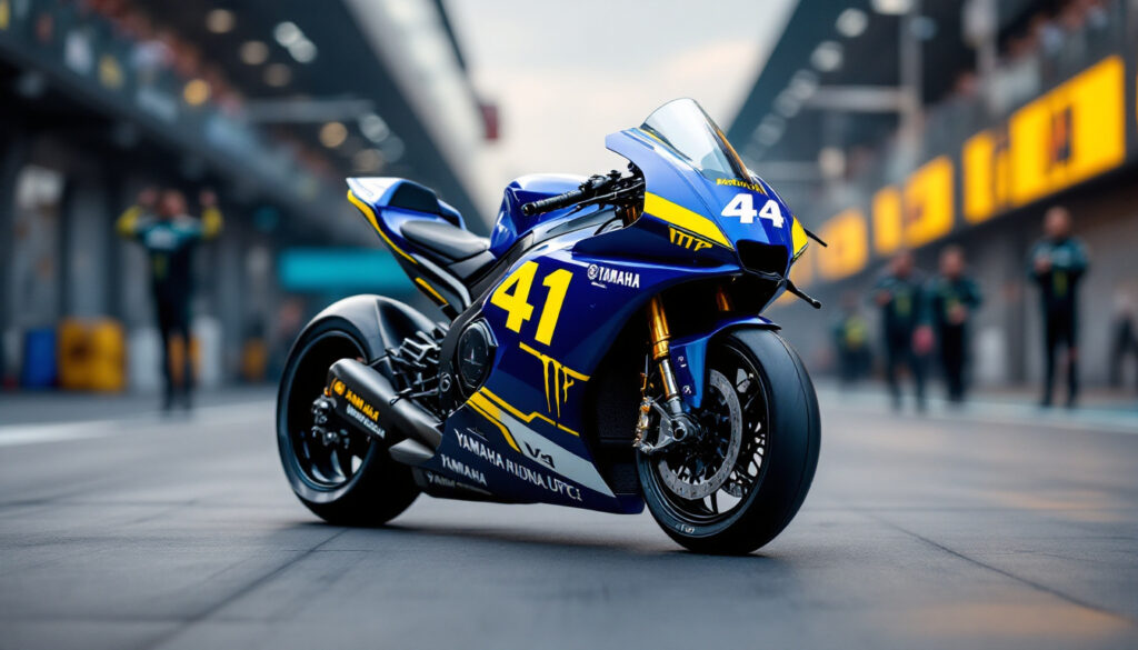 découvrez la nouvelle moto v4 de yamaha, spécialement conçue pour la compétition motogp. performances de pointe, technologies innovantes et design révolutionnaire : yamaha marque un tournant dans l’univers des courses moto avec ce modèle inédit.