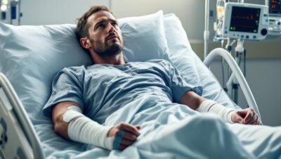 un grave accident s'est produit à montaigu-vendée où un motard a été sérieusement blessé après avoir chuté sur un rond-point. découvrez les faits et l'état de la victime.