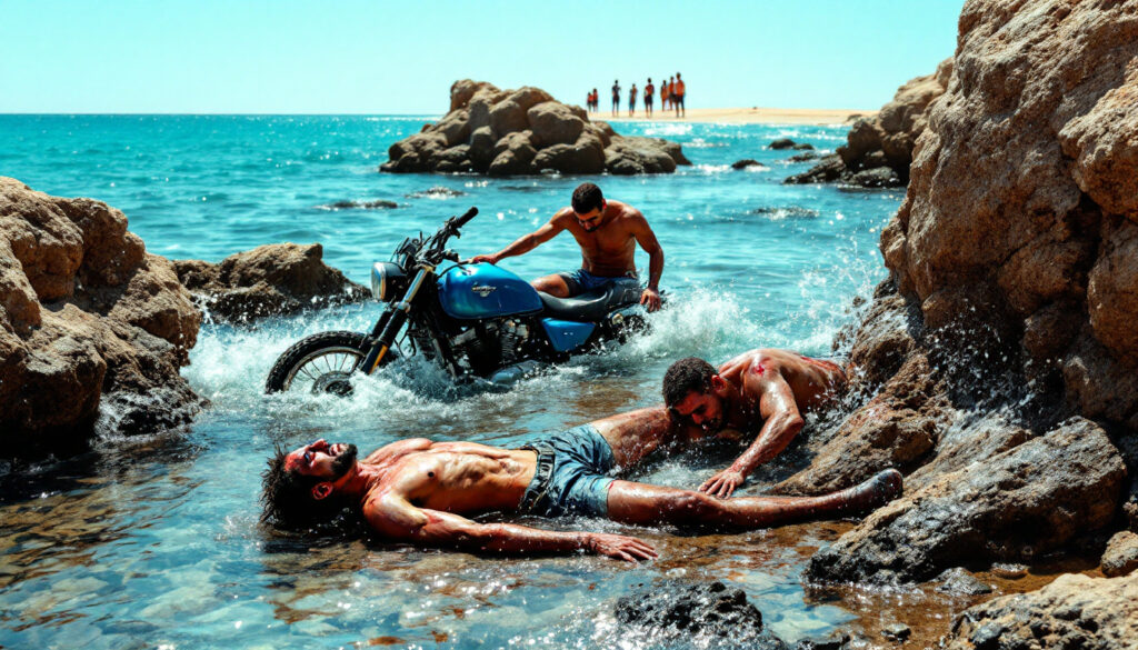 deux personnes ont été blessées lors d’un accident de moto en mer rouge. découvrez les détails de ce fait divers et les circonstances de l’incident survenu dans cette région.