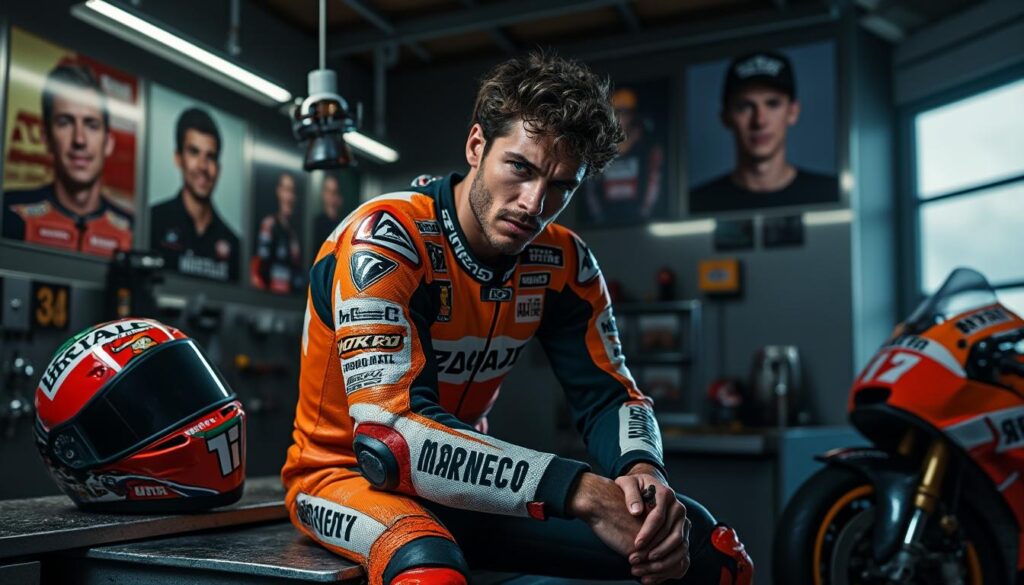 marco bezzecchi parle ouvertement de la douleur persistante qu'il ressent après l'accident impliquant marc marquez. découvrez ses impressions et l'impact de cet incident sur sa préparation et ses performances en motogp.
