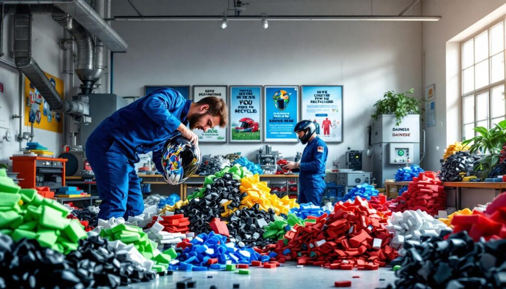 découvrez comment dainese agit pour la planète en recyclant les casques de moto usagés, réduisant ainsi les déchets et favorisant une démarche écoresponsable dans l'industrie des équipements moto.