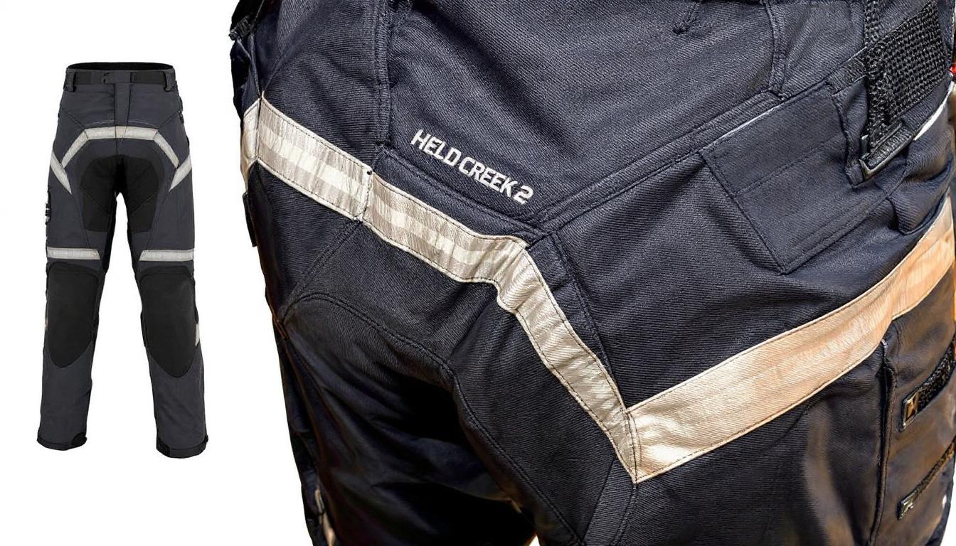 découvrez le pantalon de moto held creek 2, alliant confort optimal et sécurité renforcée pour tous vos trajets. profitez d’une protection fiable et d’un style moderne sur la route.