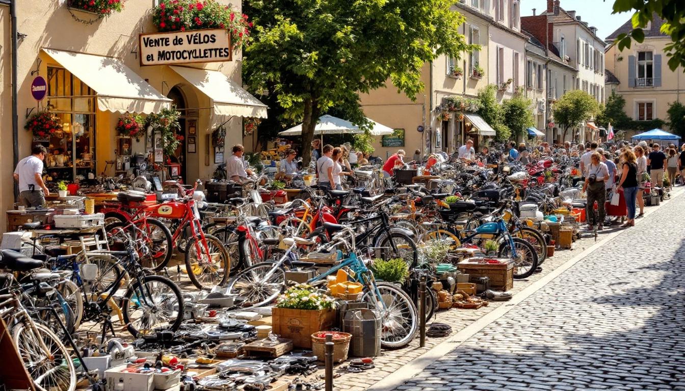 découvrez le tout premier vide-greniers d’oxmoto en vendée, un événement unique consacré aux passionnés de vélos et de motos : pièces, accessoires et bonnes affaires vous attendent !