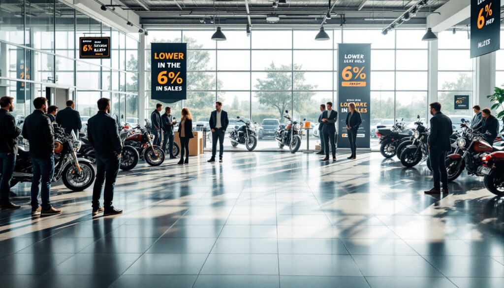 découvrez comment le marché de la moto a connu un nouveau recul en septembre, enregistrant une baisse de 6% des ventes selon les dernières statistiques.