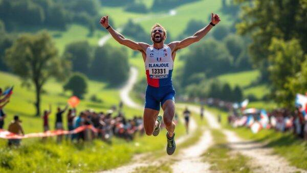 découvrez comment hugo blanjoue a décroché le titre de champion de france en cross-country grâce à une performance exceptionnelle. résumé de la course, faits marquants et réactions.