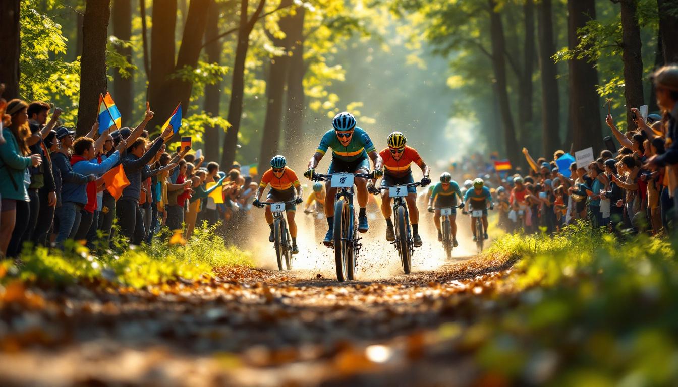hugo blanjoue remporte le titre de champion de france en cross-country après une course remarquable. découvrez les temps forts de sa victoire et son parcours exceptionnel lors de la compétition nationale.