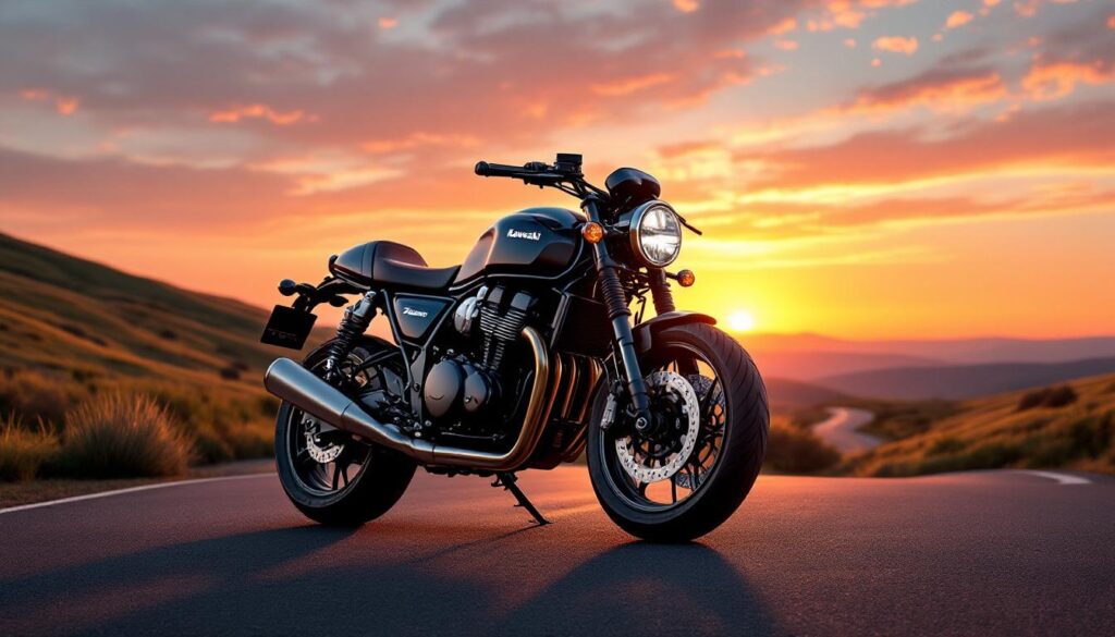 découvrez la kawasaki z900rs 2026, un modèle emblématique qui fait un retour remarqué sur la scène motocycliste. performances modernes, design rétro et technologies innovantes : tout savoir sur cette moto qui fait déjà sensation !