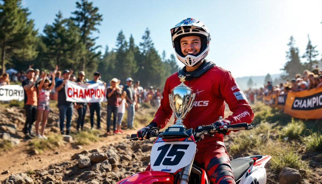 découvrez la saison remarquable de maeron valade, couronnée par une victoire au championnat de france de motocross et une impressionnante deuxième place en enduro kid. parcours, exploits et moments forts.