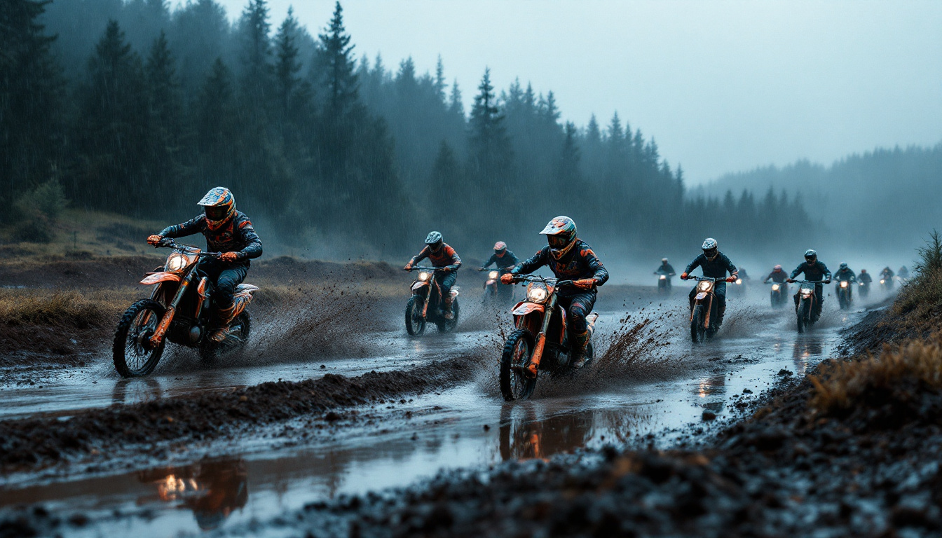 découvrez comment hugo blanjoue a remporté l’inauguration de l’aveyronnaise classique à moto, bravant des conditions météorologiques difficiles et offrant une performance exceptionnelle malgré la pluie.
