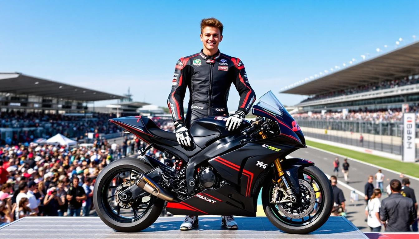 découvrez comment yoan salaberry, jeune talent basque de la moto, s'est illustré sur le podium de magny-cours grâce à une performance remarquable lors de la dernière compétition.
