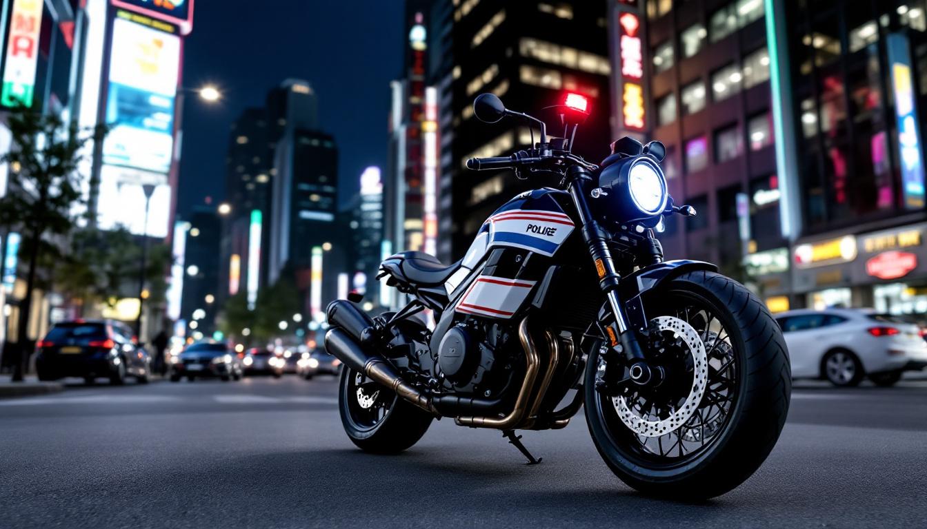 un faux policier à moto a été interpellé alors qu'il circulait avec un véhicule parfaitement imité des forces de l'ordre. découvrez les détails de cette surprenante arrestation.