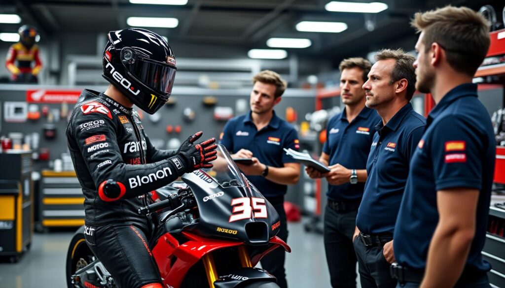 johann zarco entame des discussions ouvertes avec honda pour analyser les difficultés rencontrées avec la nouvelle moto en motogp et chercher des solutions d'amélioration.