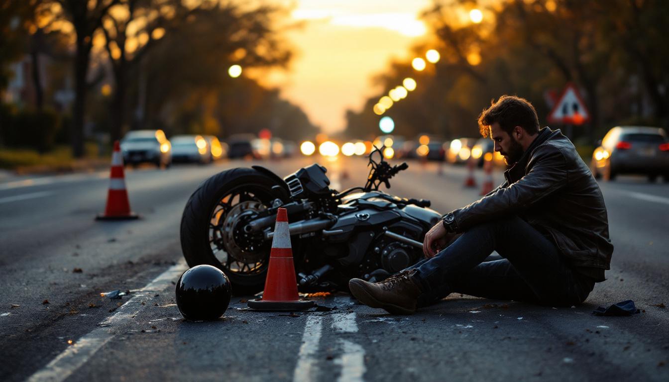 un accident s'est produit à narbonne impliquant un pilote de moto légèrement blessé à la suite d'une collision avec une voiture. plus de détails sur les circonstances de l'accident.