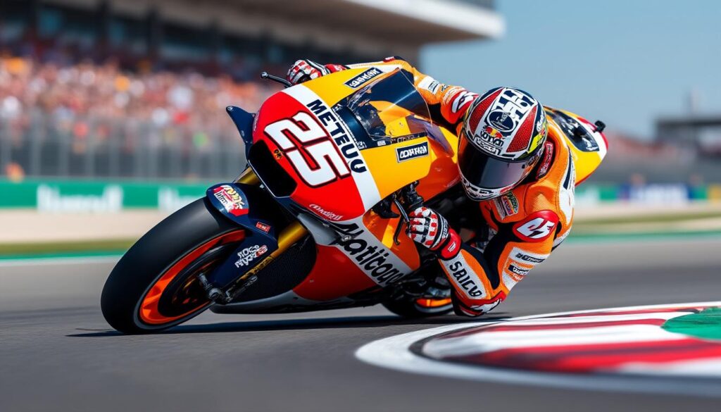 alex marquez teste le nouveau package aérodynamique du gp25 lors de la finale motogp à valence, optimisant sa performance pour la prochaine saison.