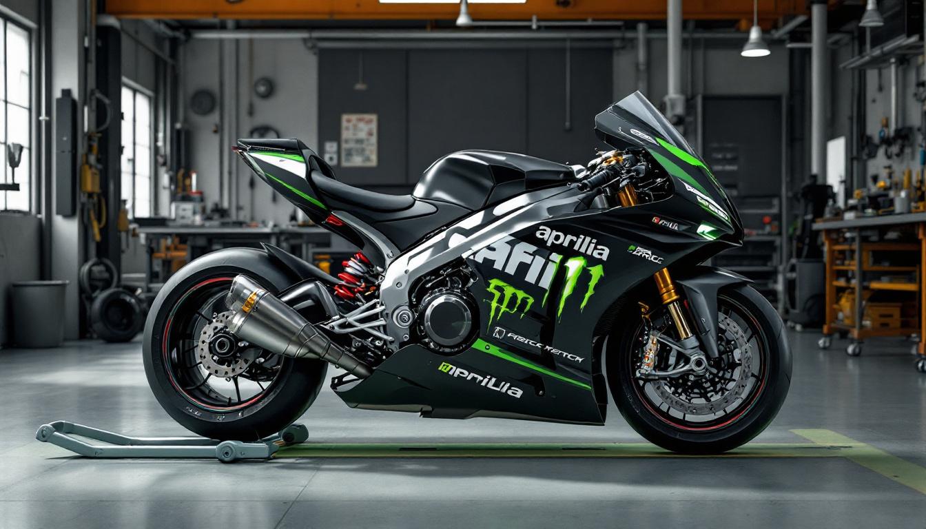 découvrez la nouvelle moto motogp 850cc d'aprilia, une machine ambitieuse prévue pour 2027, qui promet performance et innovation sur les circuits.