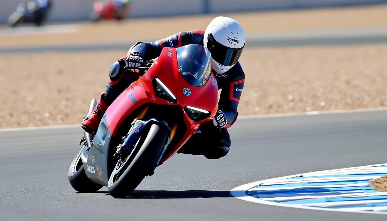 bagnaia retrouve le sourire après avoir testé la nouvelle ducati motogp à valence, découvrant les améliorations de la machine pour la prochaine saison.