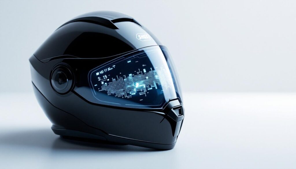 découvrez le casque moto gt-air 3 smart, fruit de la collaboration entre shoei et eyelights, avec affichage tête haute pour une expérience de conduite innovante et sécurisée.