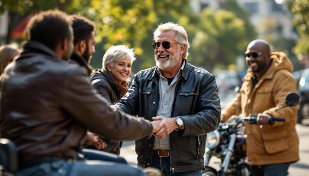 à lannion, le président passionné de la goldwing passe le relais aux amis de la moto pour continuer à faire vibrer la communauté motocycliste.